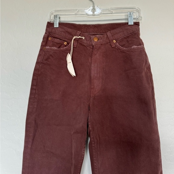 MOTHER Jeans SNACKS! High Waisted Twizzy Skimp in French Roast size 26 - Picture 3 of 11